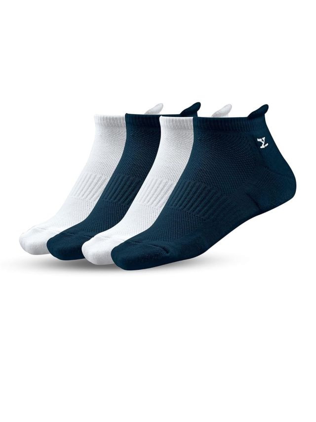 XYXX Mens Intellieaze Everyday Ankle-Length Socks