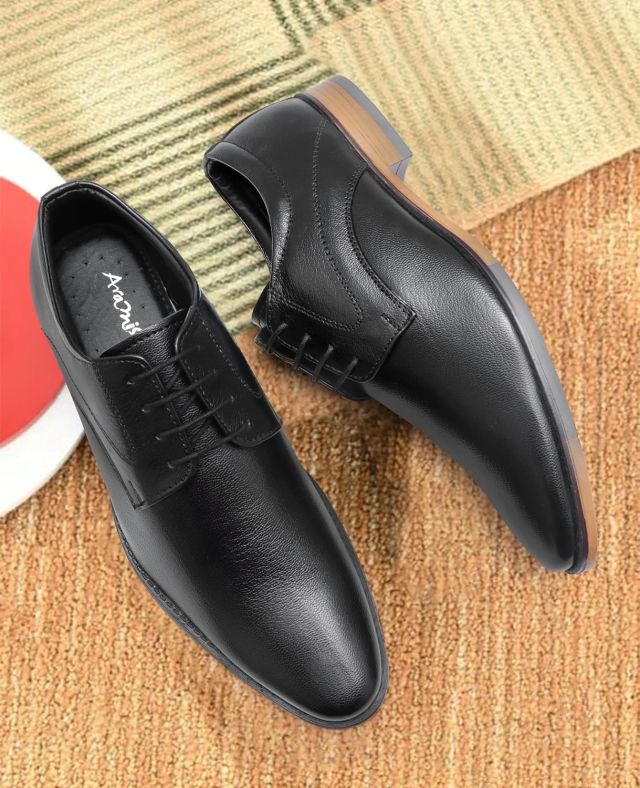 ARAMISH Men's Genuine Leather Lace Up Office Formal Shoes