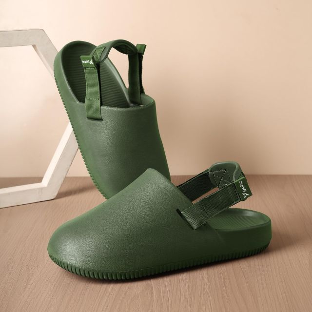 YOHO Glide Clog Sandals for Men | Mule Shape Clogs with Adjustable Straps | Lightweight & Waterproof Cushioned Footwear for Everyday Use