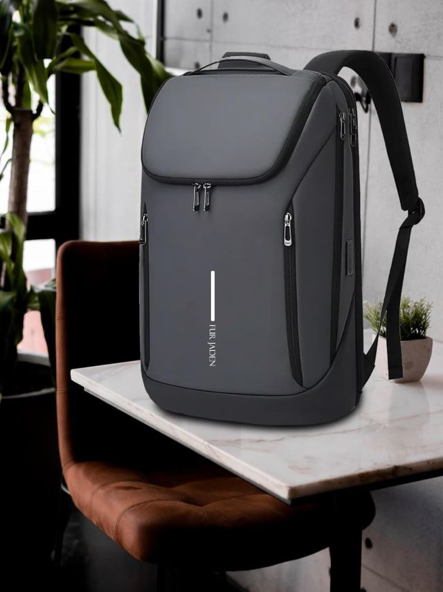 FUR JADEN Pro Series Smart Tech Anti-Theft Laptop Backpack With USB-A and USB-C Type Charging Port for Men & Women For Business Professionals & College Students