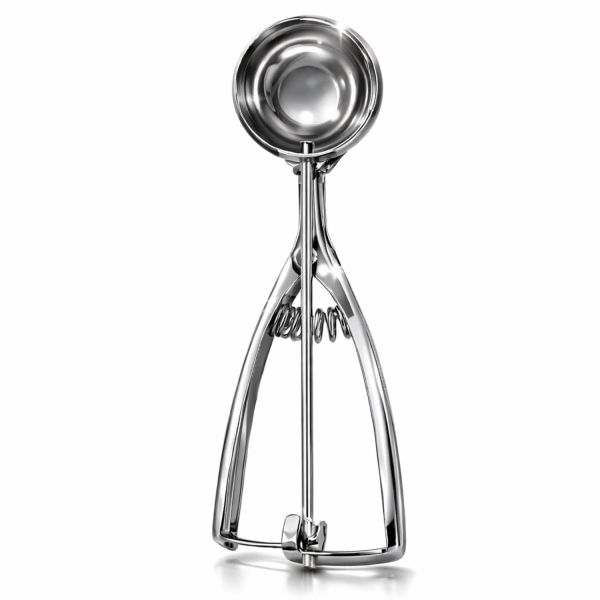 Sakoraware Multipurpose Ice Cream Scoop, Spring Handle Premium Stainless Steel Scooper for Icecream, Muffins Melon Cookie Dough Cutter, Dessert Serving Kitchen Tools for Home