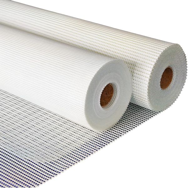 Fiber Glass Mesh - (45 Gsm X (H) 1 Meter X (L) 50 Meter) Fiber Mesh for Plastering, for Waterproof of Roof/Crack Patch/Wall Repair/Fiber Wall Coating Contains Glass Fiber