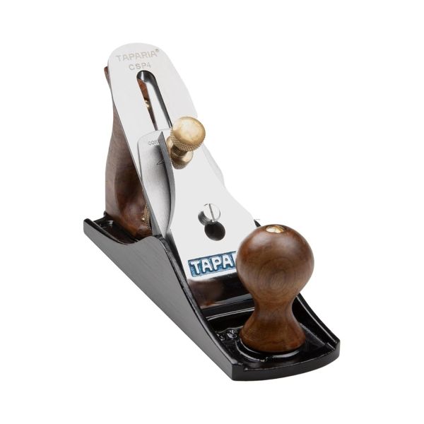 Taparia Jack Planer CSP 4 – Quality Planer(250 mm) for Precision Woodworking, Good-Grade Cast Iron Body, Wooden Handle and knob with Brass screw, 50 mm width blade with high carbon steel