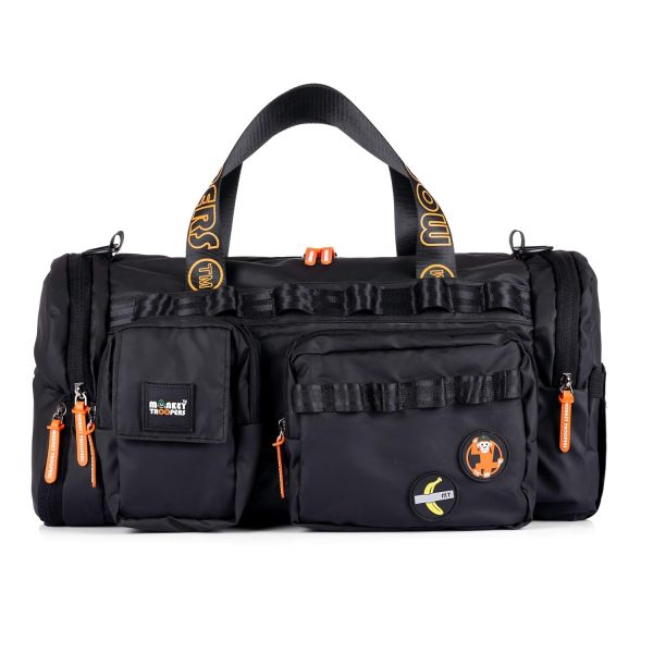 MONKEY TROOPERS Spidey Duffle - Water-Resistant, Travel/Gym, Quick Access & Zippered Pockets, 30L Capacity