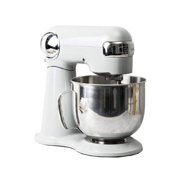 Cuisinart SM-50HK 230V Stand Mixer, 500W Motor, 5.5 Quart Stainless Steel Bowl, 12 Speed Kitchen Food Mixer for Baking, Cake Mixing & Dough Kneading, White