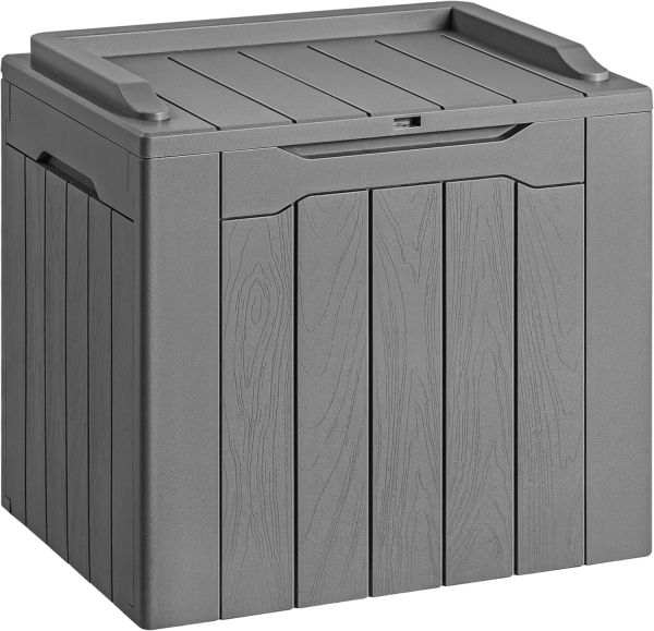 The Artment Gray StorraDeck 170 Ltr Storage Box – Waterproof, UV-Resistant Resin Deck Box with Lockable Lid for Indoor & Outdoor Multipurpose Use | Durable Storage for Balcony, Hall, Garden & Patio