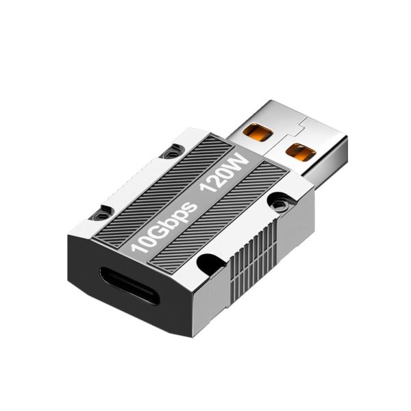 Verilux Type C to A OTG Adapter, USB 3.1 Data, 120W, for Laptop PC