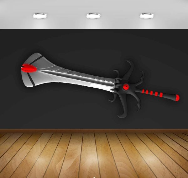 Avikalp Sword Full HD Wallpapers/Wall Stickers (121cm x 91cm) Awi4009