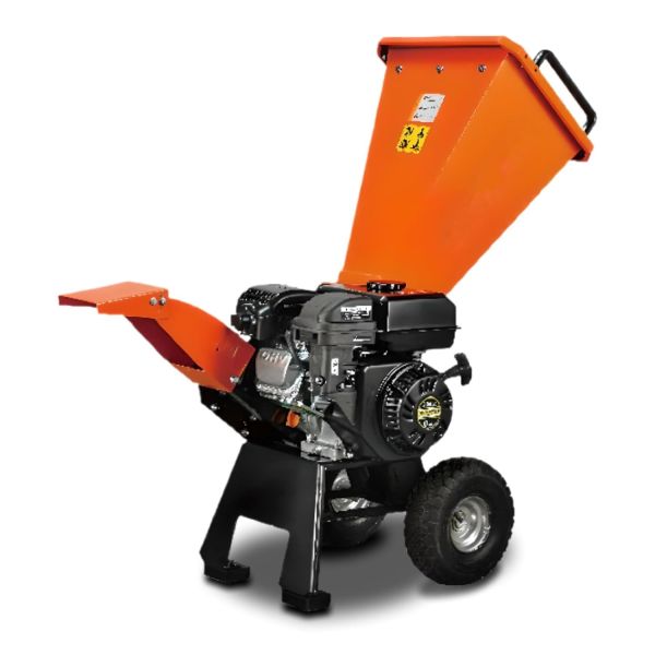 7 HP Mini Petrol Wood Chipper Shredder Heavy Duty Semi-Automatic Agricultural Machine | Single Shaft Direct Drive | Tree Branch Cutter | Shredder | 2-Year Warranty & Customer Support.