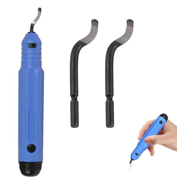 Professional Deburring Tool Kit with NB1100 Blade & BS1010 Cutter – Metal Cutter for Resin Art, Plastic, Aluminum | AC Tools with Anti-Slip Handle & Precision Edge