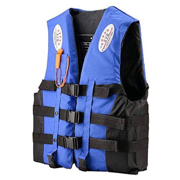TRAY Adult and Kids Safety Life Jacket for Swimming, Boating, Fishing, Floating, Size Standard Universal, Weight Capacity Up to 90kgs, Buoyancy 100N, PFD Type III
